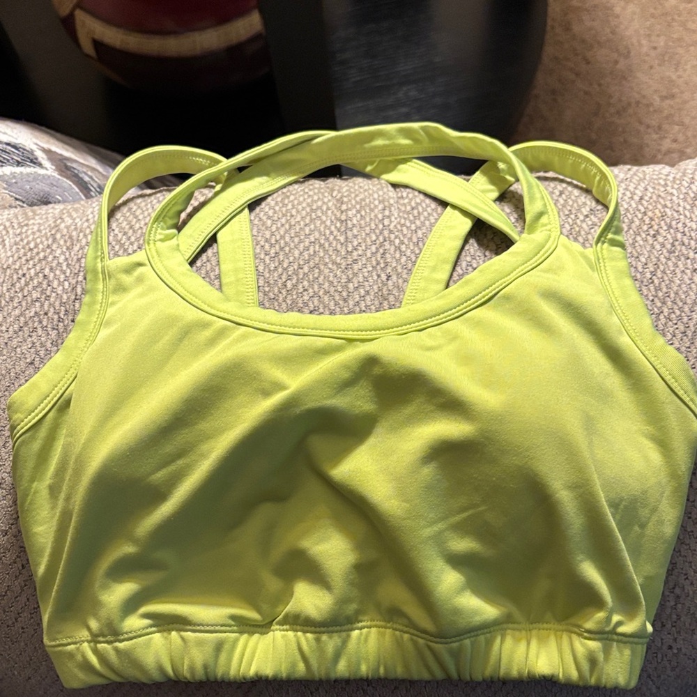 KIAVA Bright Yellow Sports Bra